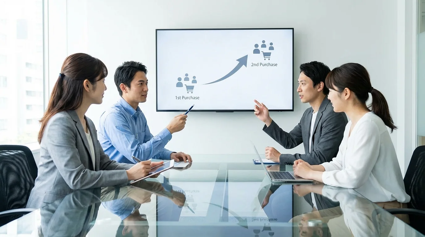 Secrets of Improving "F2 Conversion Rate" in Rakuten/Yahoo: CRM Scenario Design Conquering LTV Branch Point After First Purchase